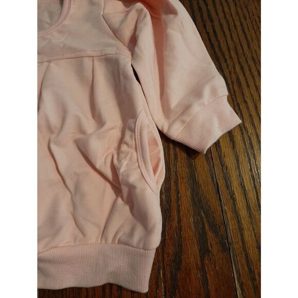 New Girl's 12/18 Month (100) Pink Grey Long Sleeve Shirt and Pants Set O… - Picture 4 of 7